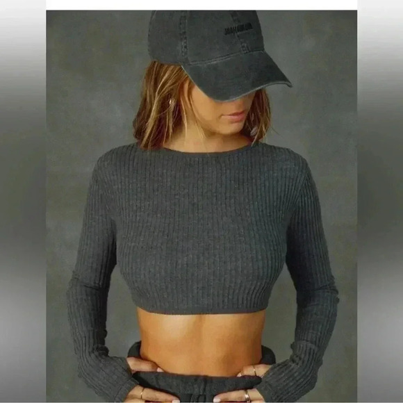 NWT Joah Brown reversible wrap cardigan top M/L - Picture 3 of 4